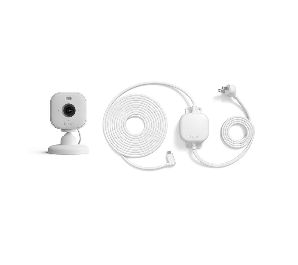 BLINK Mini 2 Full HD 1080p WiFi Security Camera with Weather Resistant Adapter - White