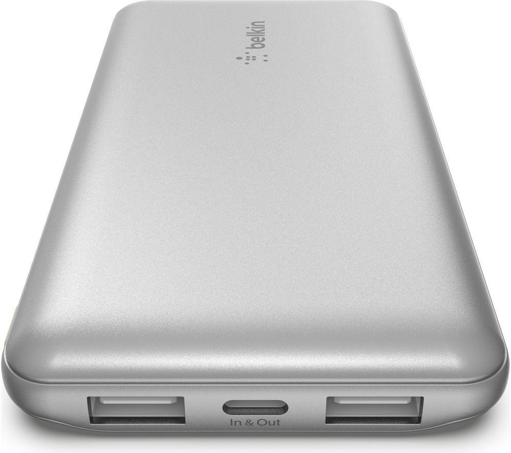 BELKIN 10000 mAh Portable Power Bank - Silver