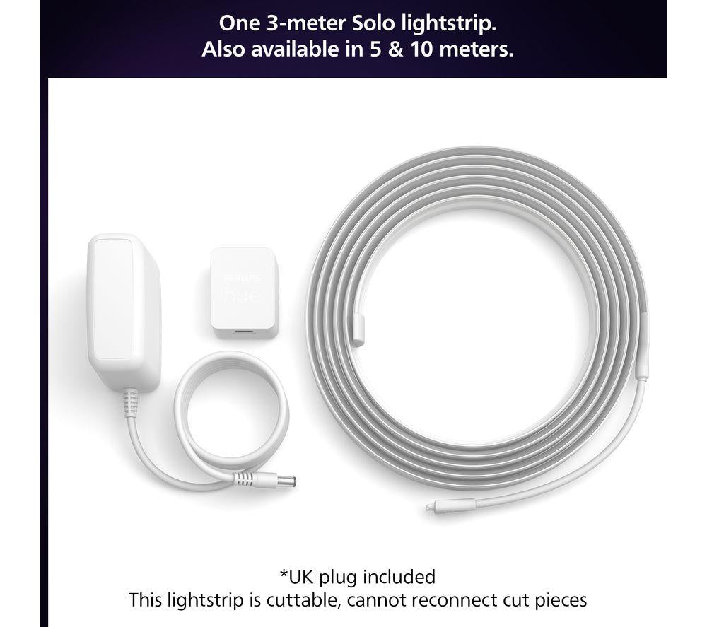 PHILIPS HUE White & Colour Ambiance Smart LED Lightstrip - 3 m