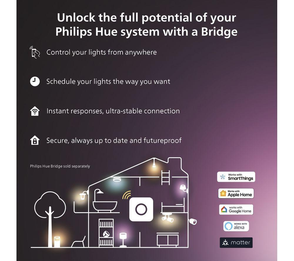 PHILIPS HUE White & Colour Ambiance Tira de luz LED inteligente - 3 m