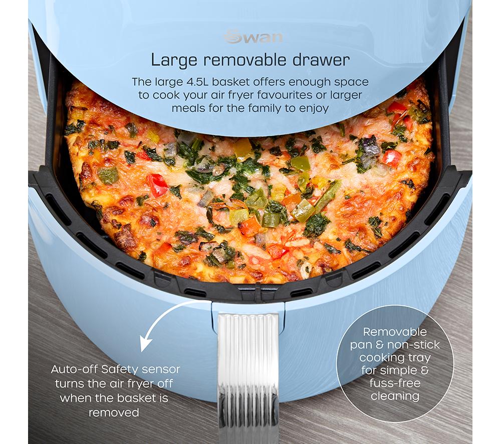 SWAN Retro SD10513BLU Air Fryer - Blue