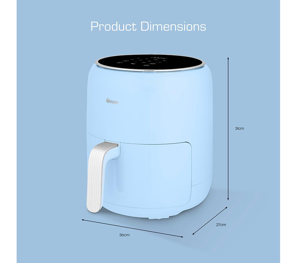 SWAN Retro SD10513BLU Air Fryer - Blue