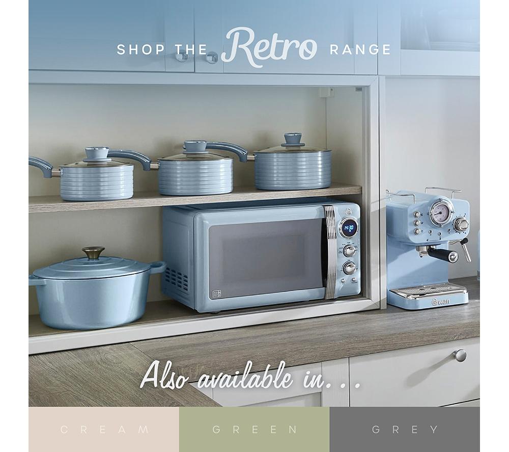 SWAN Retro SD10513BLU Air Fryer - Blue