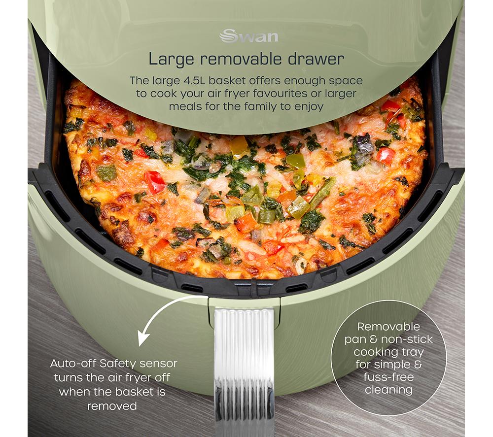 SWAN Retro SD10513GRN Air Fryer - Green