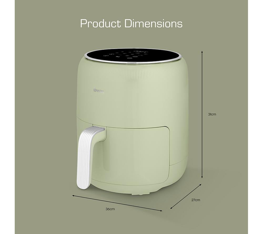 SWAN Retro SD10513GRN Air Fryer - Green