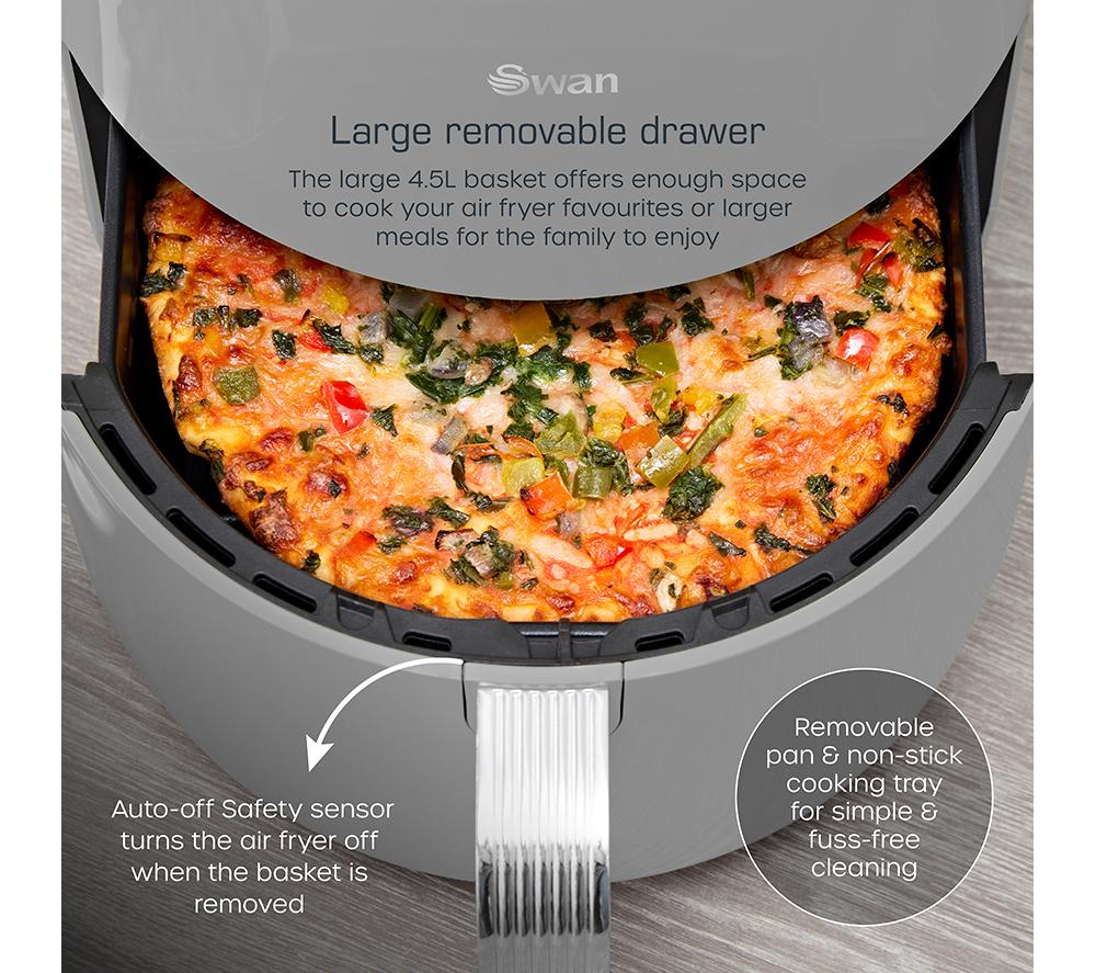 SWAN Retro SD10513GRY Air Fryer - Grey