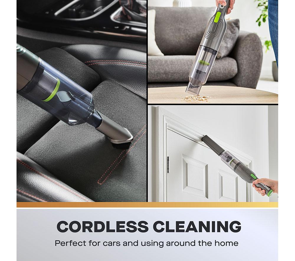Aspiradora de mano DAEWOO Compact Pro FLR00156GE - Gris y verde