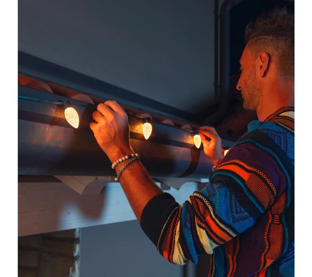 TWINKLY Generation II Smart LED String Lights - C9, 80 bulbs