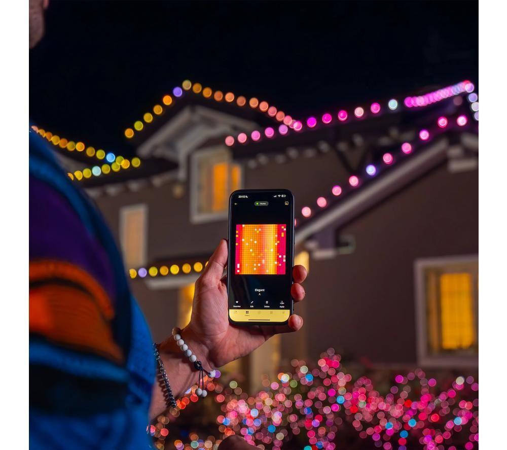 TWINKLY Generation II Smart LED String Lights - C9, 80 bulbs