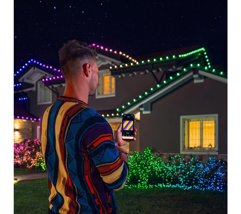TWINKLY Generation II Smart LED String Lights - C9, 80 bulbs