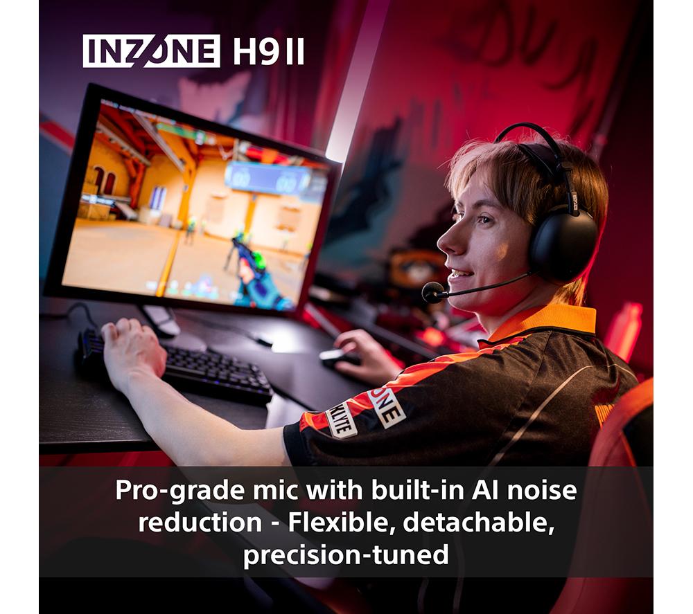 SONY INZONE H9 II Wireless Noise-Cancelling Gaming Headset - Black