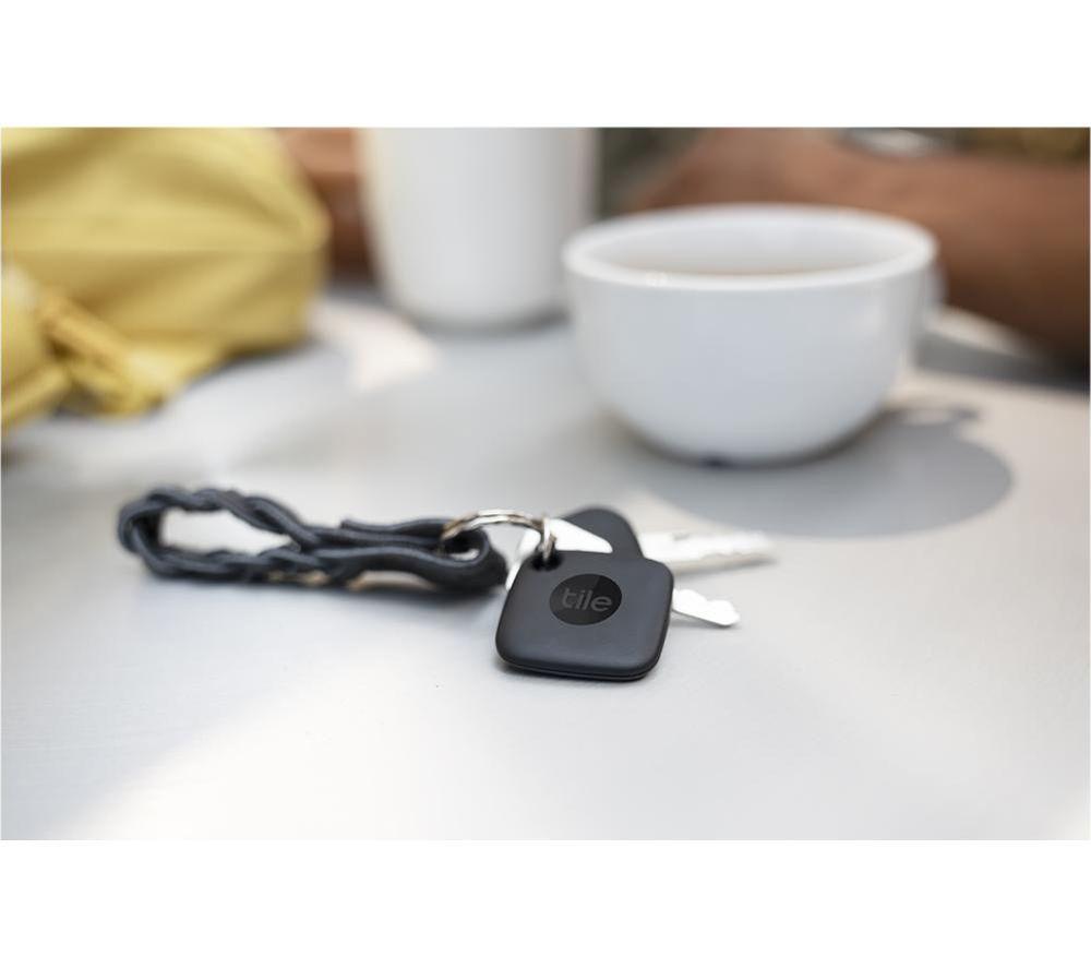 TILE Mate Essentials (2022) Paquete de rastreadores Bluetooth - Negro, paquete de 4