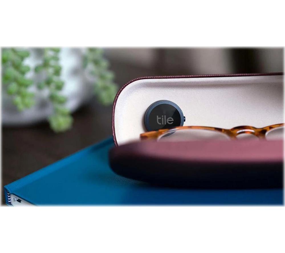 TILE Mate Essentials (2022) Paquete de rastreadores Bluetooth - Negro, paquete de 4