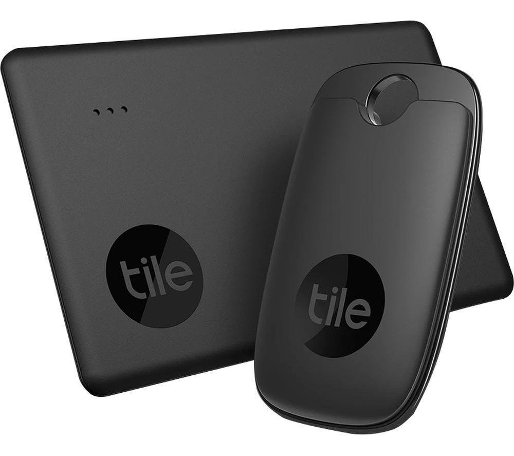 TILE Performance (2022) Pro & Slim Bluetooth Tracker Bundle - Black