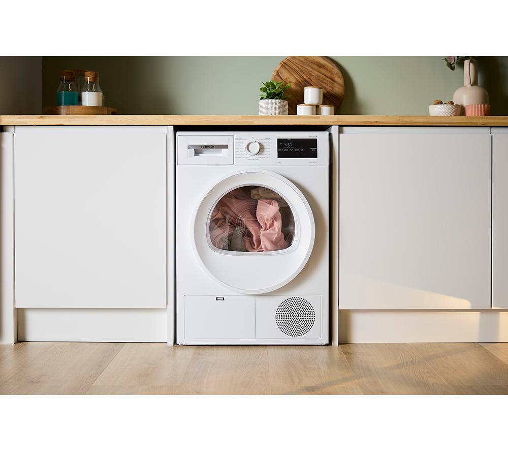 BOSCH Series 4 WTH85225GB 8 kg Heat Pump Tumble Dryer - White