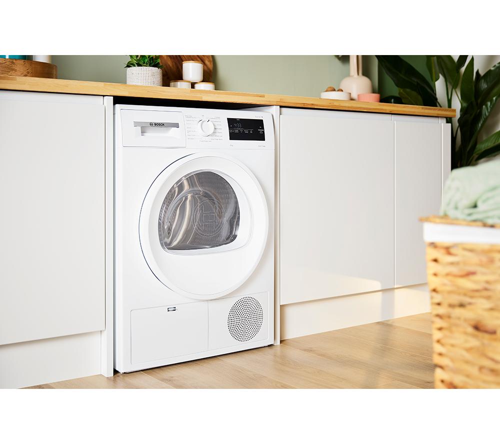 BOSCH Series 4 WTH85225GB 8 kg Heat Pump Tumble Dryer - White