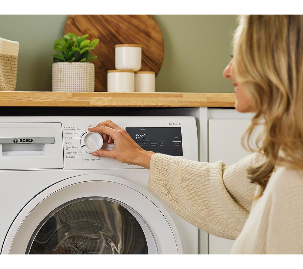 BOSCH Series 4 WTH85225GB 8 kg Heat Pump Tumble Dryer - White