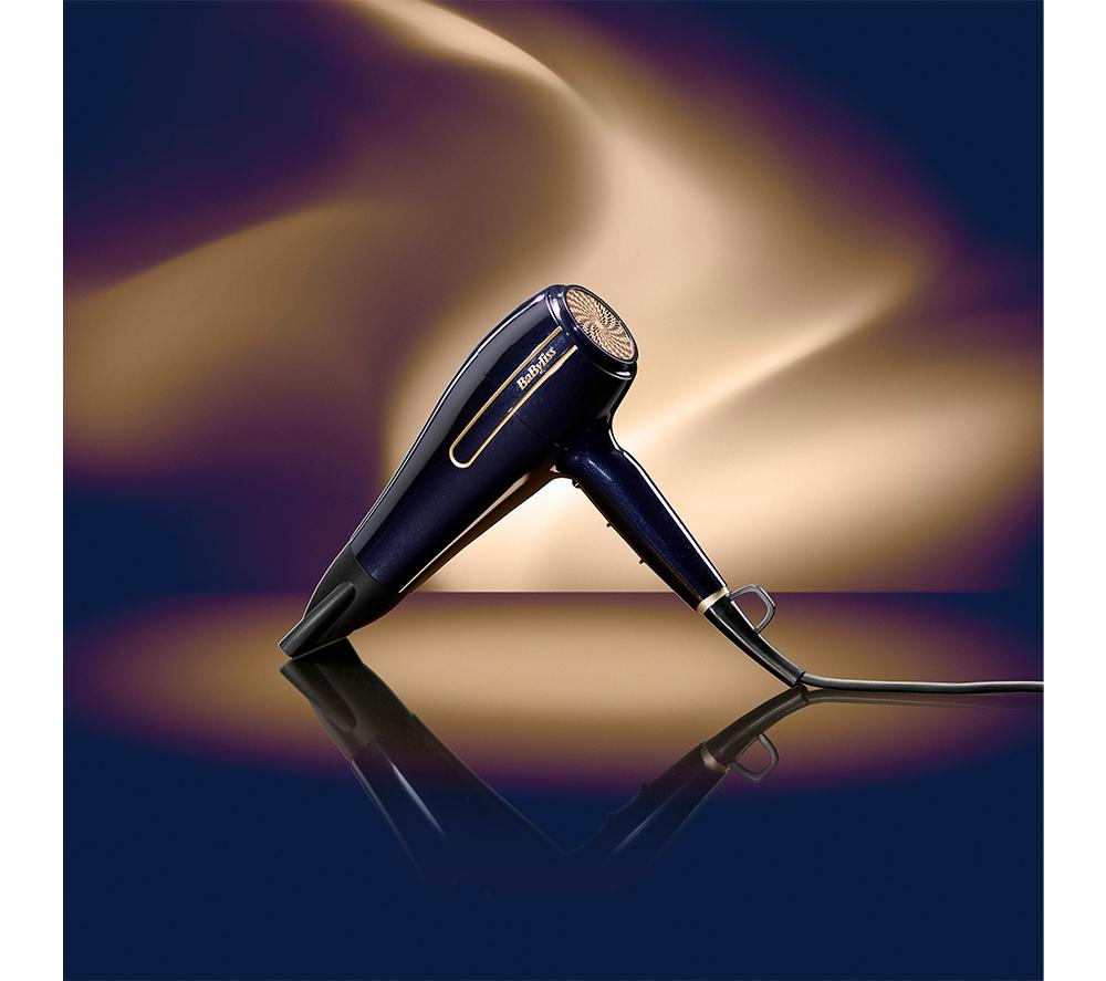 BABYLISS Onyx D524U Hair Dryer - Blue & Gold