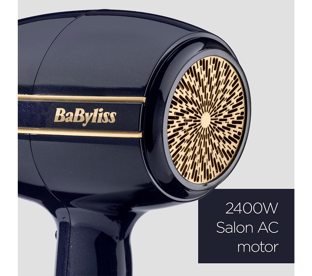 BABYLISS Onyx D524U Hair Dryer - Blue & Gold