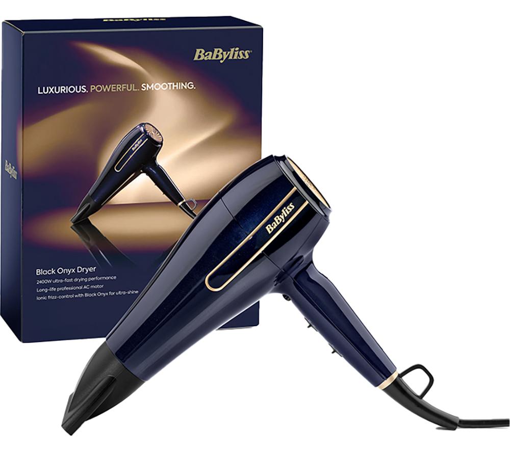 BABYLISS Onyx D524U Hair Dryer - Blue & Gold