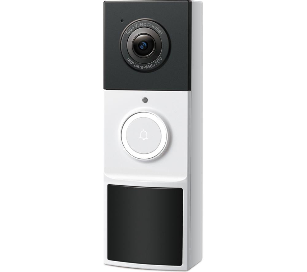 TP-LINK Tapo D210 2K 3 MP WiFi Video Doorbell with Chime - White