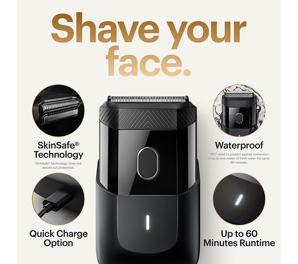 MANSCAPED Handyman Compact Foil Shaver - Black