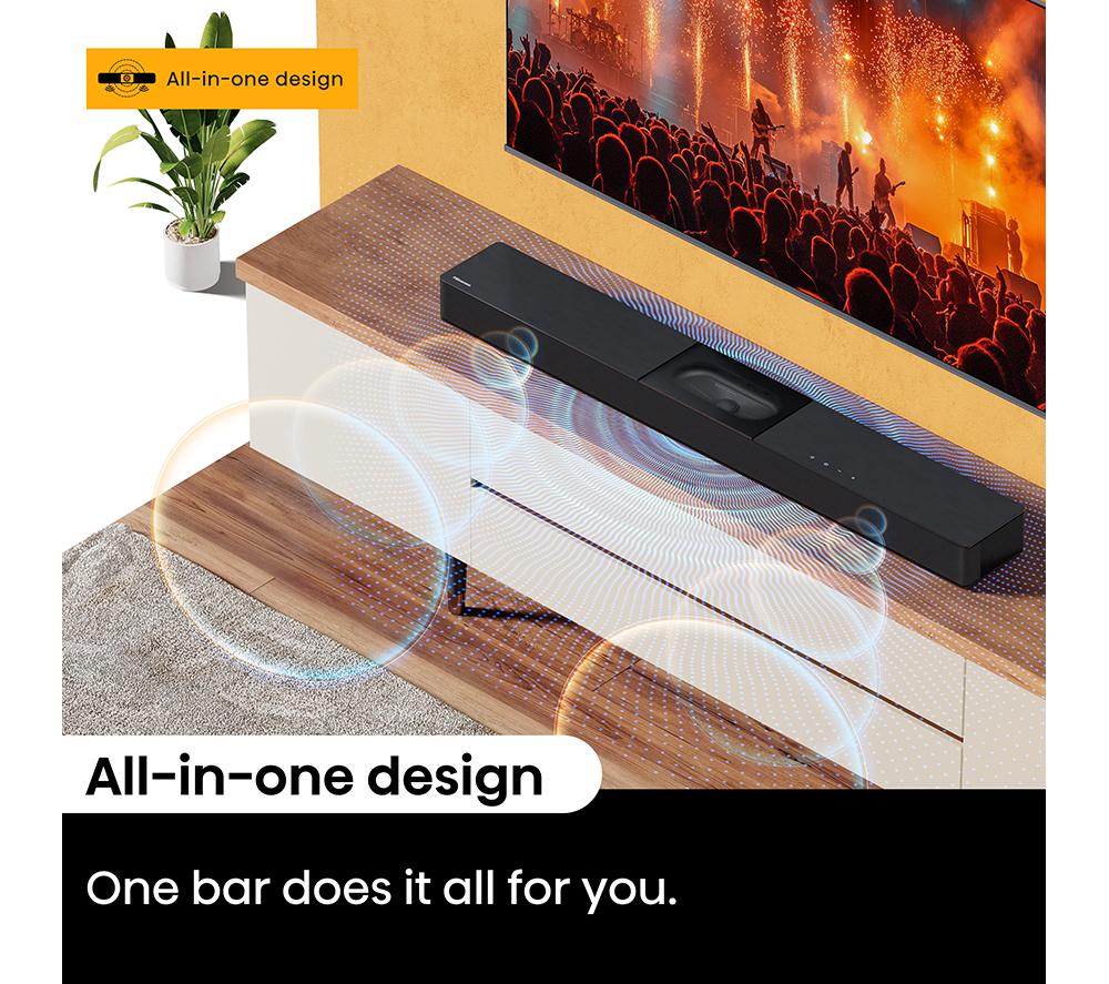 HISENSE HS2000 2.1 Compact Sound Bar with DTS Virtual:X