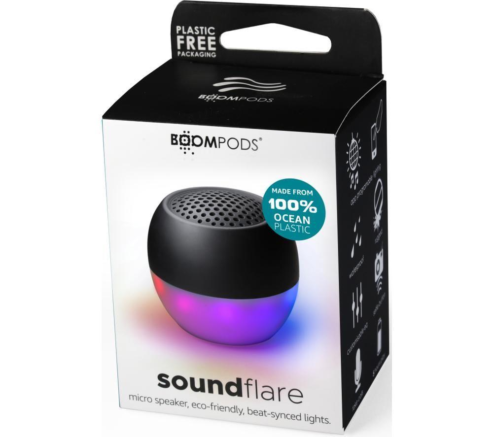 BOOMPODS Soundflare Portable Bluetooth Speaker - Black
