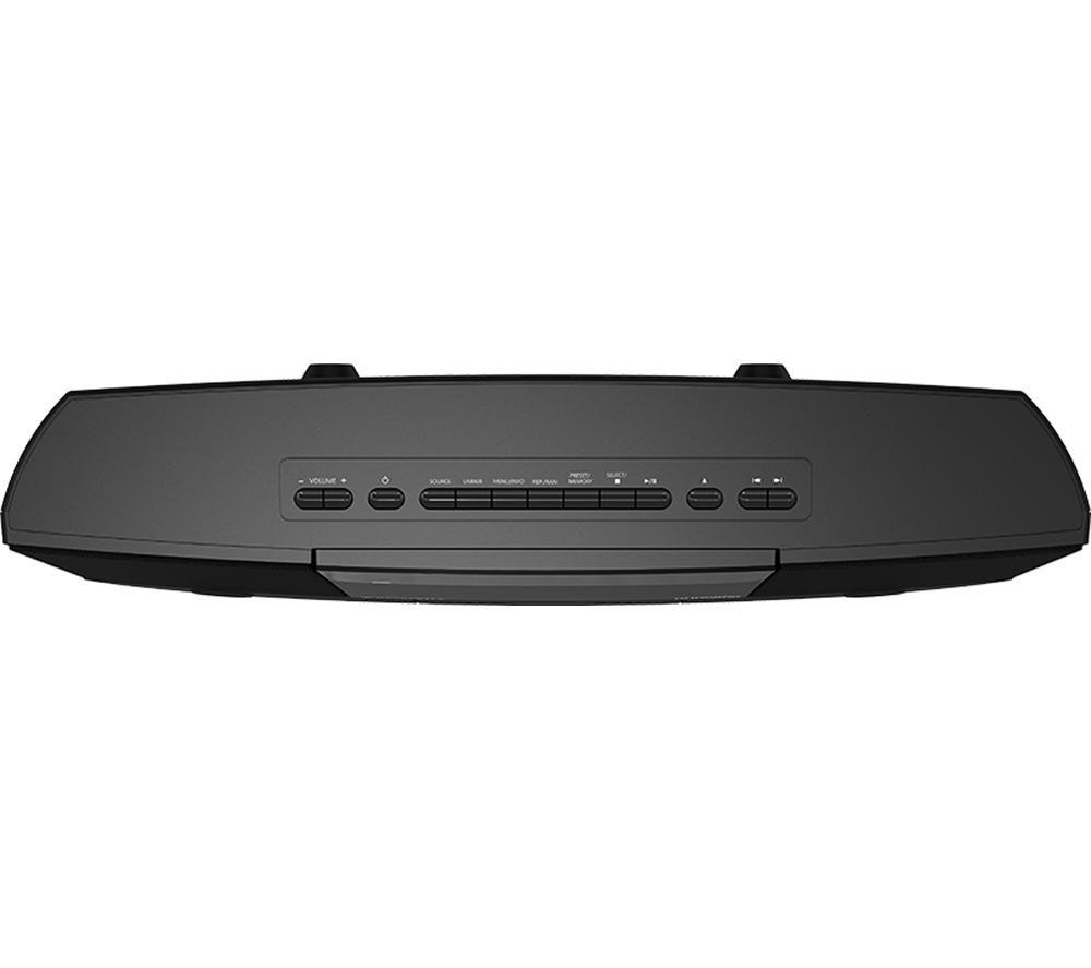 OAKCASTLE HiFi100 Flat Panel Hi-Fi System - Black