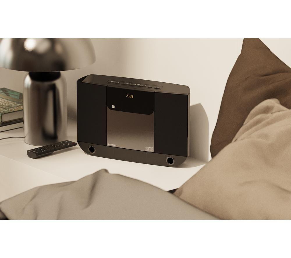 OAKCASTLE HiFi100 Flat Panel Hi-Fi System - Black