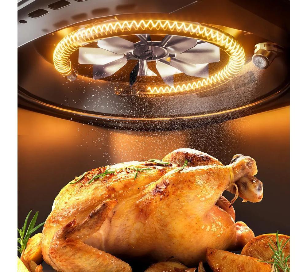 PANASONIC NF-CC600AXC Air Fryer - Black & Dark Blue