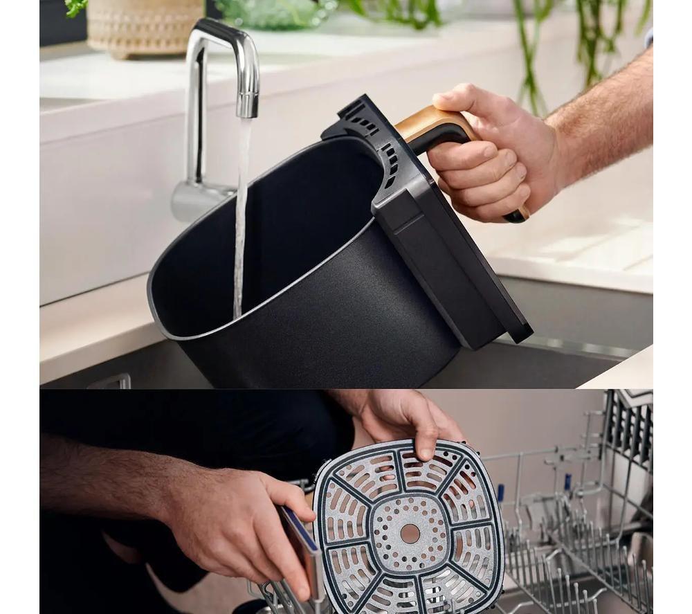 PANASONIC NF-CC600AXC Air Fryer - Black & Dark Blue