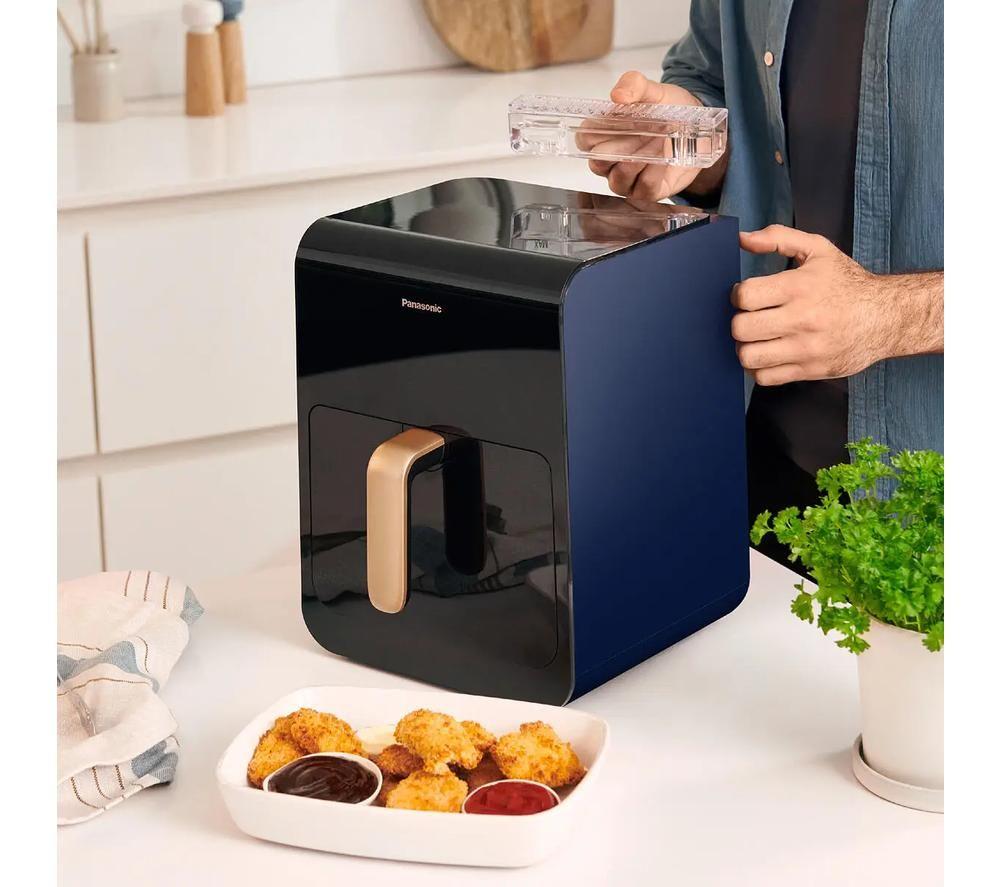 PANASONIC NF-CC600AXC Air Fryer - Black & Dark Blue