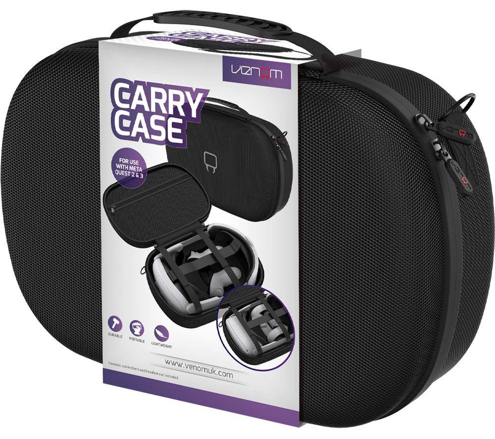 VENOM VS4207 Meta Quest 2, 3 & 3s Carrying Case - Black