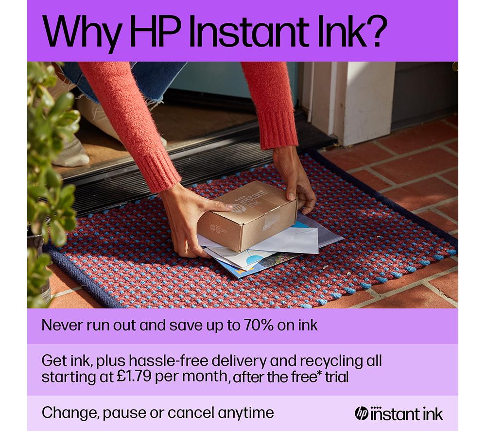 HP Envy 6132e All-in-One Wireless Inkjet Printer with Fax & 6 Months Free Instant Ink with HP+