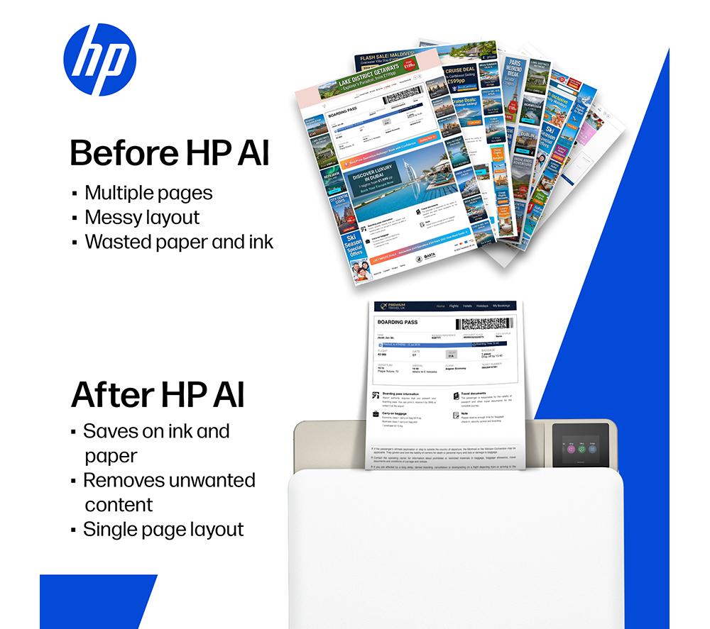 HP Envy 6132e All-in-One Wireless Inkjet Printer with Fax & 6 Months Free Instant Ink with HP+