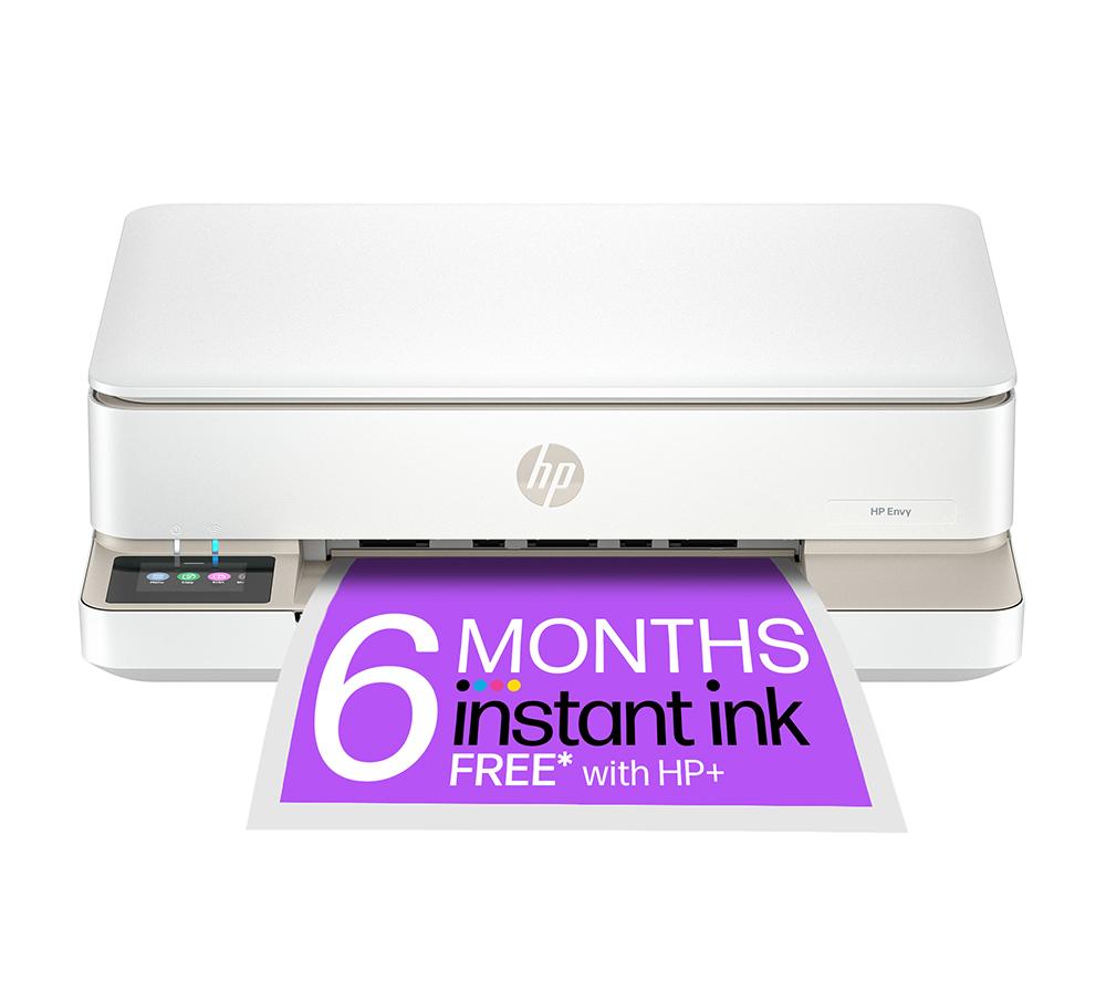 HP Envy 6132e All-in-One Wireless Inkjet Printer with Fax & 6 Months Free Instant Ink with HP+