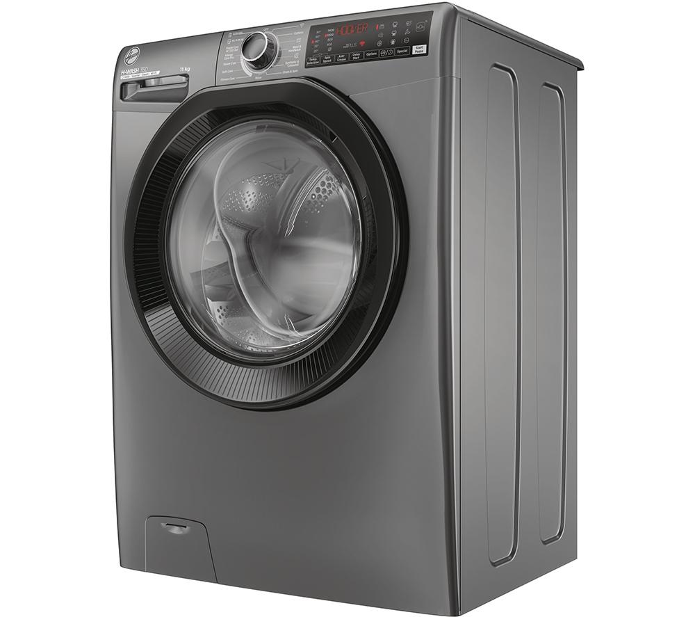 HOOVER H-Wash 350 H3WPS4126TAMBR80 WiFi-enabled 12 kg 1400rpm Washing Machine - Graphite