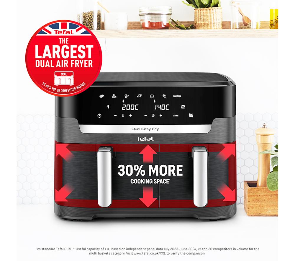 TEFAL Easy Fry XXL EY942HG0 11L Air Fryer - Coal Grey