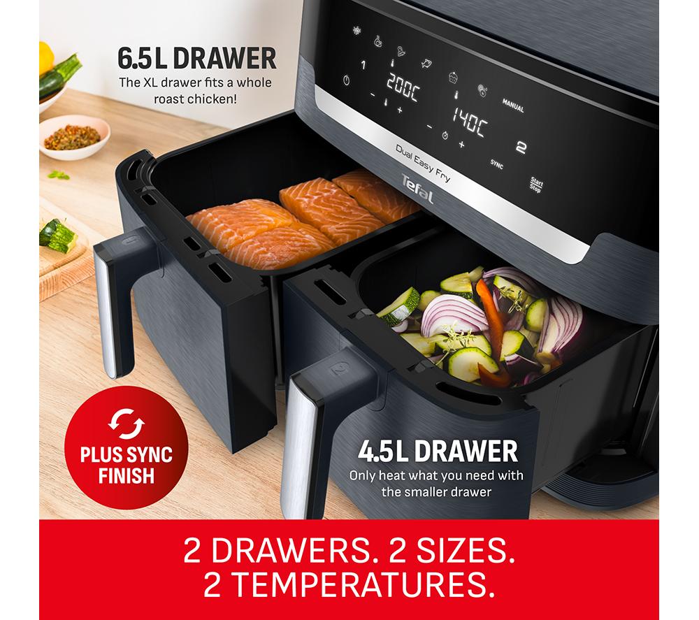 TEFAL Easy Fry XXL EY942HG0 11L Air Fryer - Coal Grey