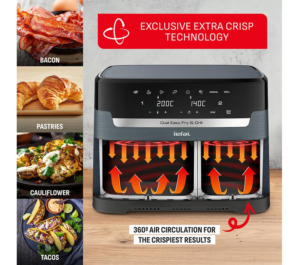 TEFAL Easy Fry XXL EY942HG0 11L Air Fryer - Coal Grey