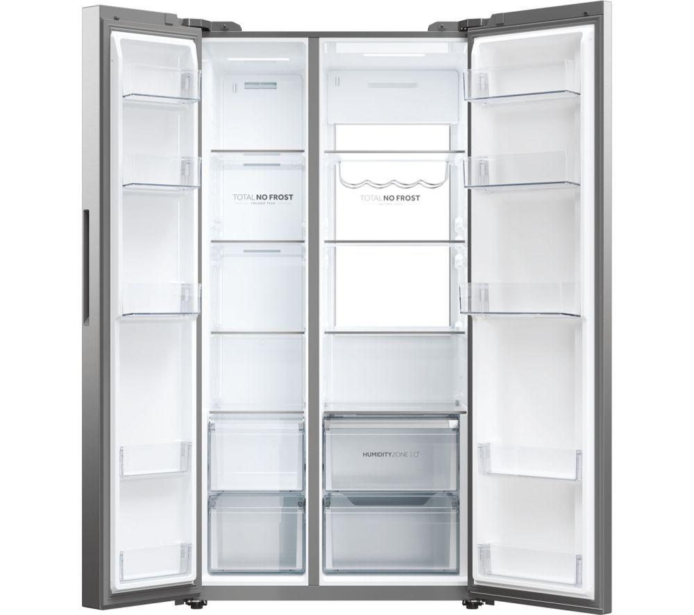 Frigorífico americano inteligente HAIER Serie 7 HSW79F18ANMMUK - Plata