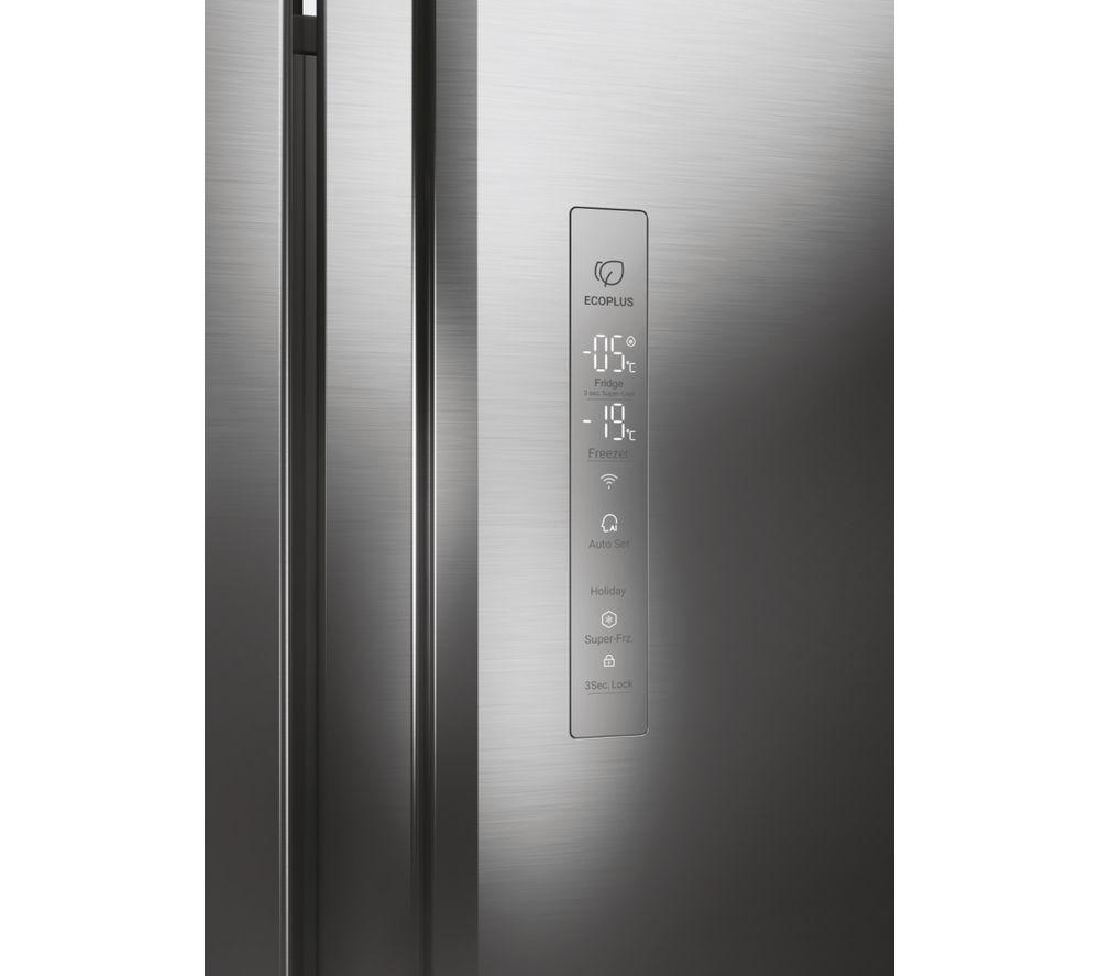 Frigorífico americano inteligente HAIER Serie 7 HSW79F18ANMMUK - Plata