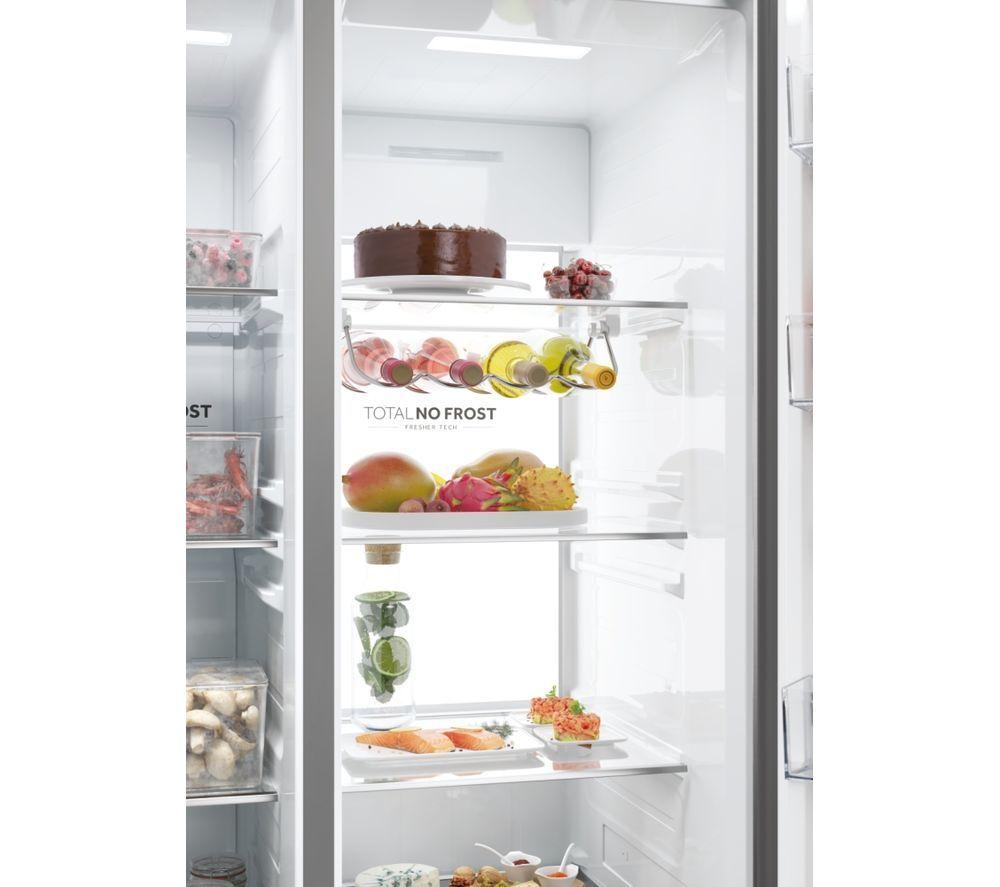 Frigorífico americano inteligente HAIER Serie 7 HSW79F18ANMMUK - Plata
