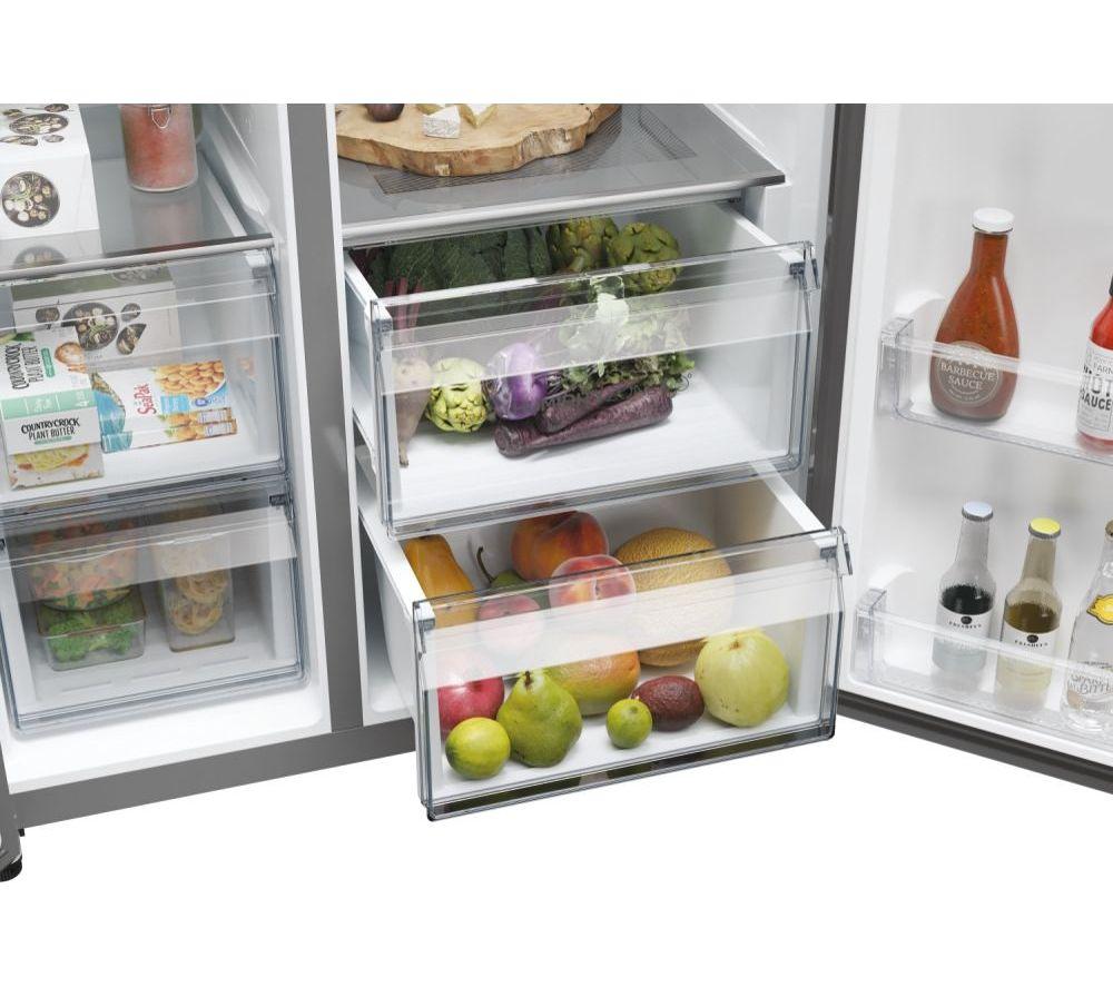 Frigorífico americano inteligente HAIER Serie 7 HSW79F18ANMMUK - Plata