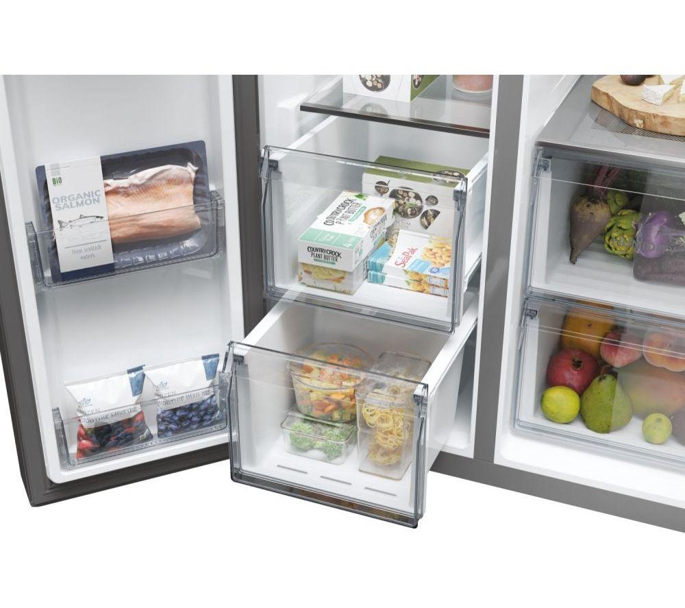 Frigorífico americano inteligente HAIER Serie 7 HSW79F18ANMMUK - Plata
