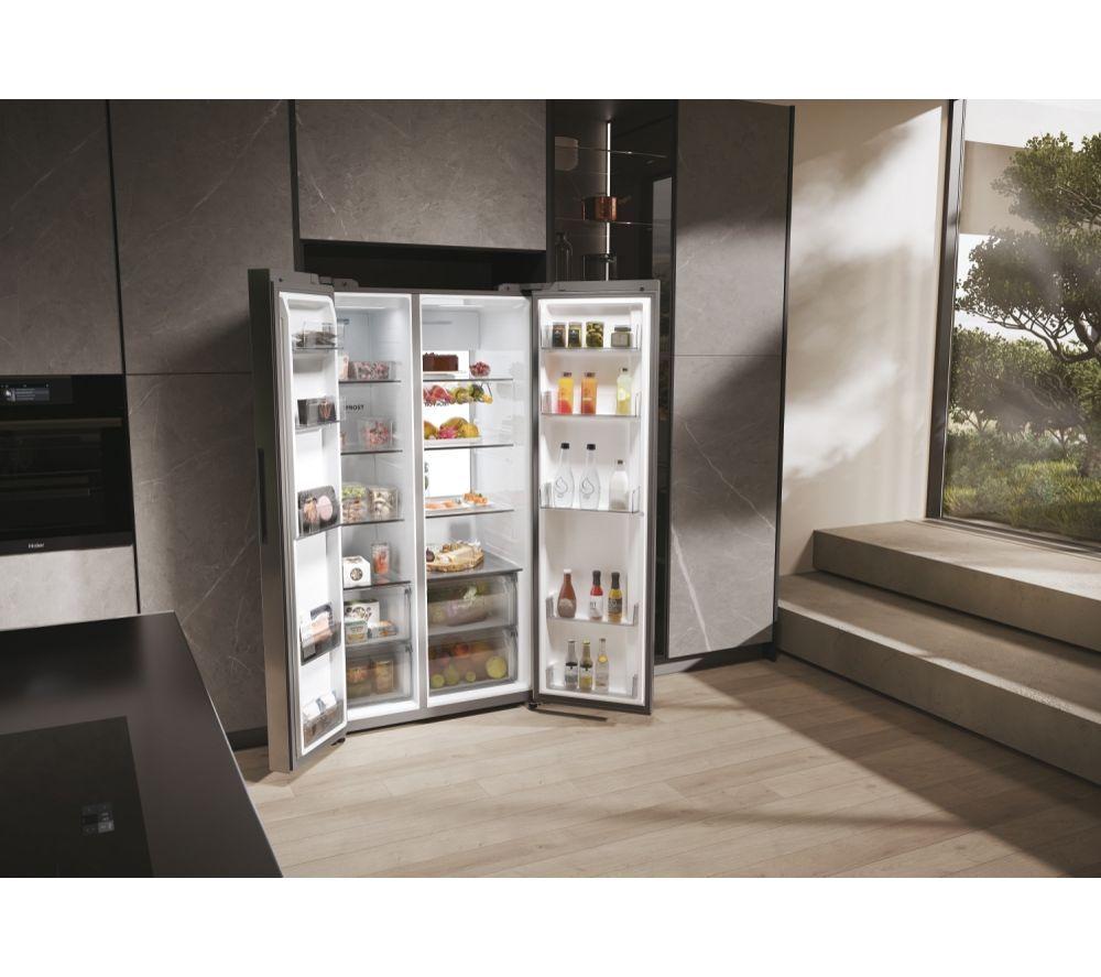 Frigorífico americano inteligente HAIER Serie 7 HSW79F18ANMMUK - Plata