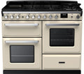 RANGEMASTER Estel Deluxe ESDLO110DFPPCR/CM1 110 cm Dual Fuel Range Cooker - Pale Cream & Chrome