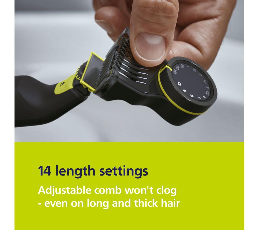 PHILIPS OneBlade Pro 360 QP6542/15 Wet & Dry Foil Shaver - Black