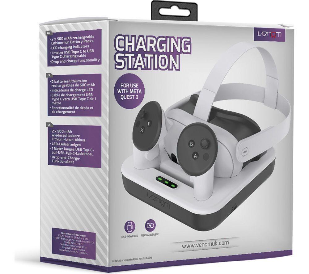 VENOM Meta Quest 3 Charging Station - White